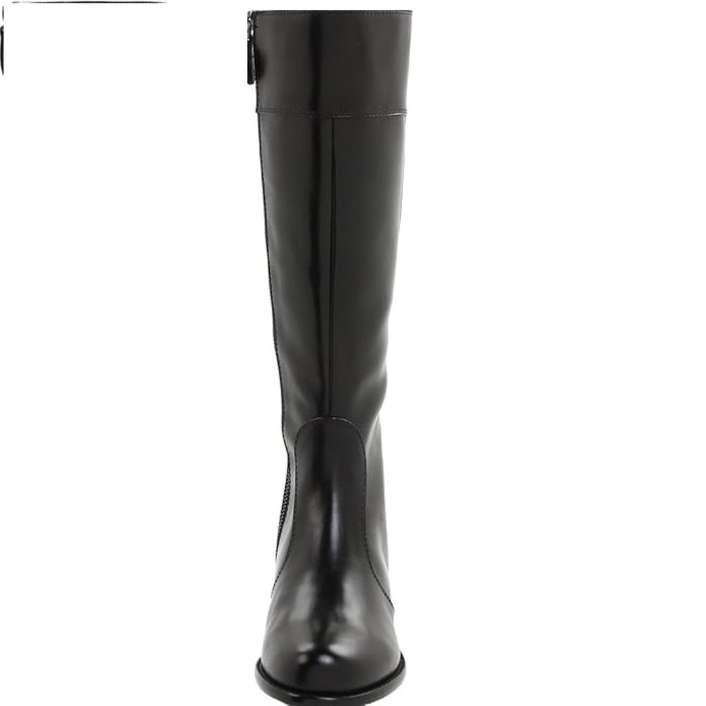 Taryn Rose Leather Riding Boot - Picture 2 of 14
